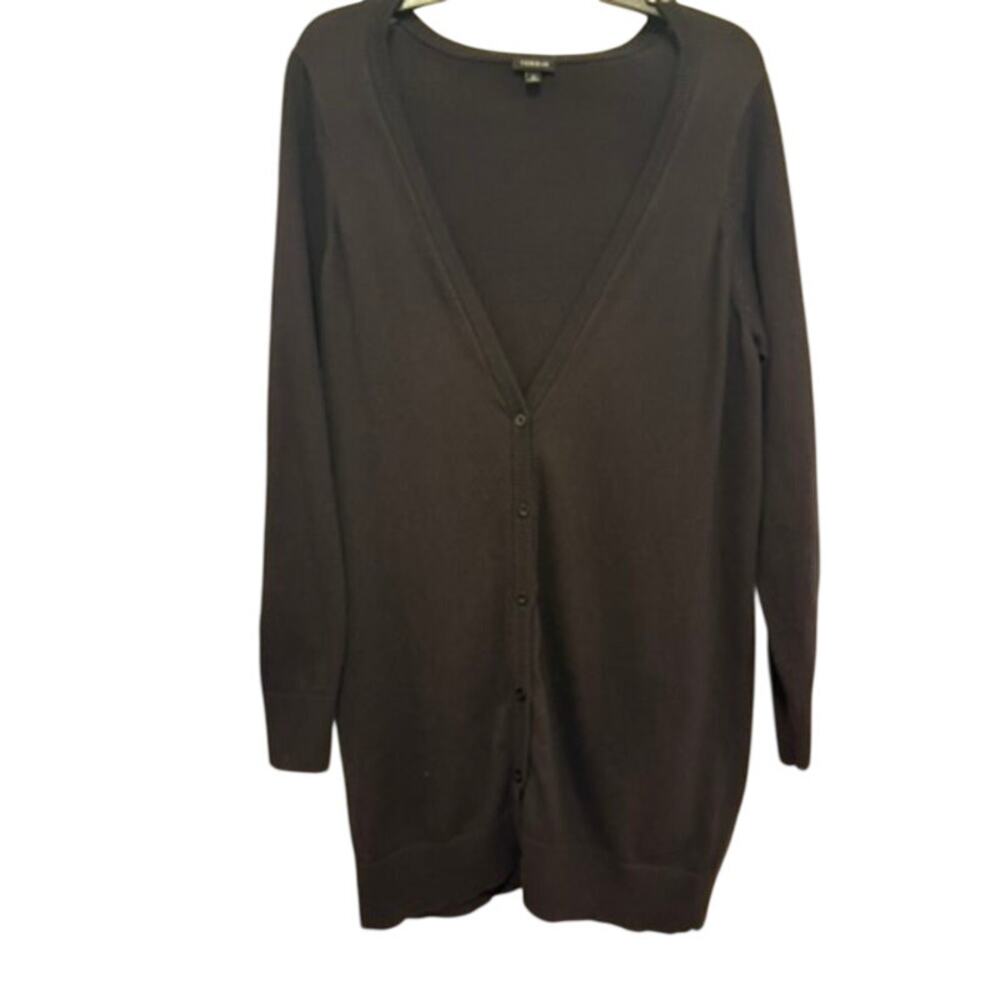 Torrid black cardigan size 2 braided sleeves